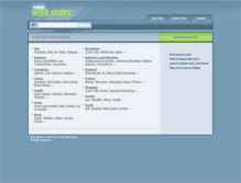 Tablet Screenshot of freewebindex.com